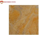 สีส้มโปร่งใส Onyx Stone Panel ตัวอย่างฟรีใช้ได้