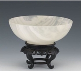 Natural Stone 24 &quot;White Onyx Stone Bathroom Sink Sink ห้องน้ำ