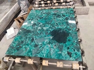 Natural Green Terrazzo Marble Table Top เคาน์เตอร์ครัวหินขัด