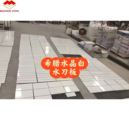 Thassos Marble Big Slab หินธรรมชาติที่ทันสมัย สําหรับห้องน้ําโรงแรมและผนังภายนอก