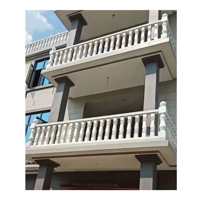 ขาวแกรนิต มาร์บอร์หิน Baluster สําหรับ Railing ปรับแต่งเงื่อนไขการจัดส่ง FOB / CNF