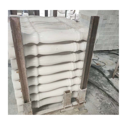 ขาวแกรนิต มาร์บอร์หิน Baluster สําหรับ Railing ปรับแต่งเงื่อนไขการจัดส่ง FOB / CNF