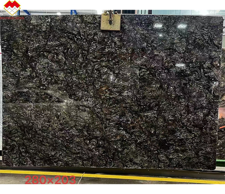 ทองธรรมชาติบราซิล แผ่นหินแกรนิตดําสําหรับโต๊ะและโต๊ะ CNF Trade