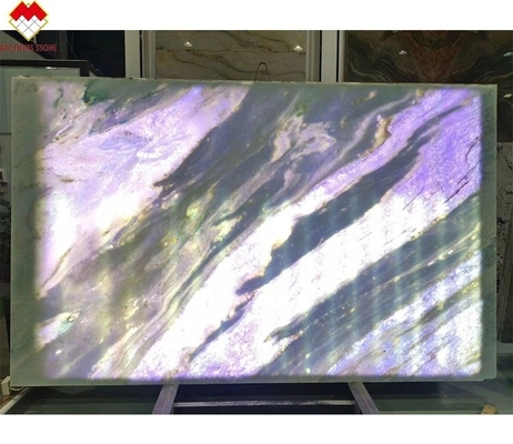 แบคไลท์ สีฟ้า โรมา ควาร์ซิต หินสล็อบสําหรับโต๊ะอาหารเย็น Vanity Countertop Wall Panel