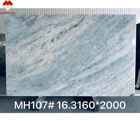 FOB Trade Backlit Blue Roma Quartzite Slab ที่เหมาะสมสําหรับโต๊ะทํางานในประเทศบราซิล