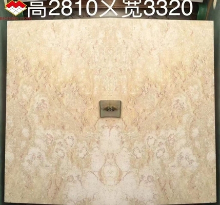 โมเดิร์น ดีไซน์ สีสันมาร์บารเล่ห์ Bookmatch Tile Custom Backlit มังกรสีแดง Jade Onyx Wall