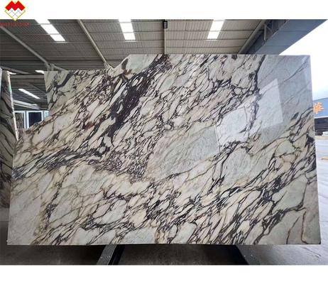 Calacatta Viola แผ่นมาร์บอร์ หินอิตาลีที่ไม่มีเวลาสําหรับโครงการครัวและห้องน้ํา