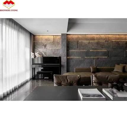 โรงแรมภายใน การออกแบบกราฟฟิก ธรรมชาติ หินยืดหยุ่น แผ่น veneer แผ่นผนัง