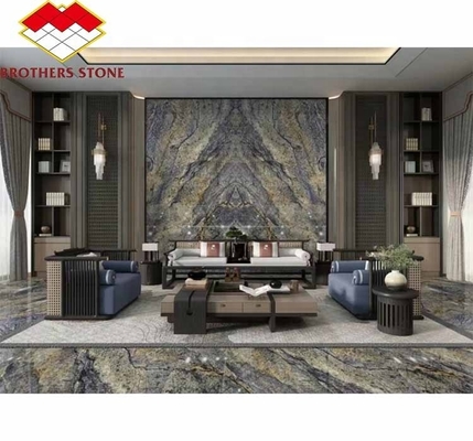 โรงแรมโมเดิร์นลักซ์เบรซิล โรงแรมครัวคอนเทอร์ท็อป สีน้ําเงินเข้ม ซาฟิอร์ หินมาร์บอรบ