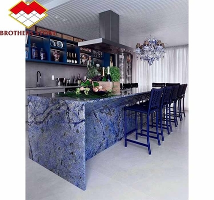 โรงแรมโมเดิร์นลักซ์เบรซิล โรงแรมครัวคอนเทอร์ท็อป สีน้ําเงินเข้ม ซาฟิอร์ หินมาร์บอรบ