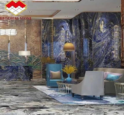 ใหญ่ Slab โมเดิร์น หินหรู เส้นเลือดขาว Cloisonne มาร์บอร์สําหรับห้องรับแขกพื้น Tile