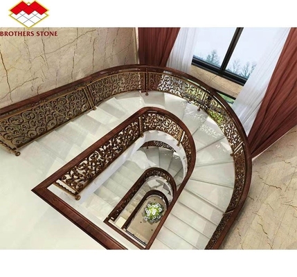 Custom โมเดิร์น White Onyx มาร์บอร์สล็อบสําหรับบันได โต๊ะทานข้าว ห้องเตาหิน