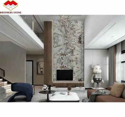 หินธรรมชาติ ปานโดร่า มาร์บอร์ ผนังใหญ่ ตัดตามขนาด สําหรับผนังโรงแรมโมเดิร์น วิลล่า