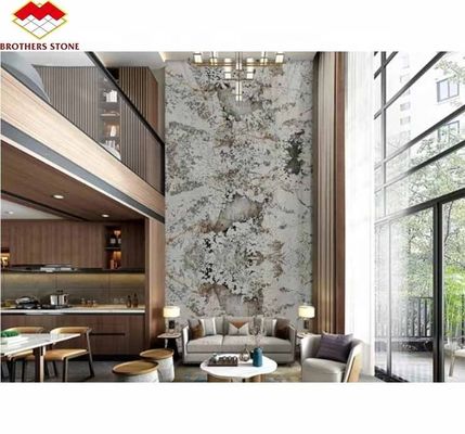 หินธรรมชาติ ปานโดร่า มาร์บอร์ ผนังใหญ่ ตัดตามขนาด สําหรับผนังโรงแรมโมเดิร์น วิลล่า
