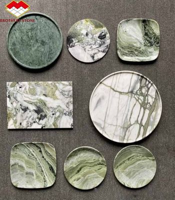 2024 โรงแรม มาร์บอร์ ตัดตามขนาด ชุดอาหาร พร้อมจานและถ้วยแบบมาร์บอร์ที่ทันสมัย