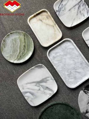 2024 โรงแรม มาร์บอร์ ตัดตามขนาด ชุดอาหาร พร้อมจานและถ้วยแบบมาร์บอร์ที่ทันสมัย