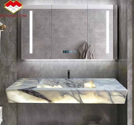 หินธรรมชาติ อ่างล้างส้วมตกแต่ง Calcatta Viola มาร์บอร์ล ล้างส้วมสําหรับห้องน้ําหรู