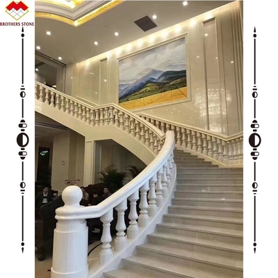 ราคาดี มาร์บอร์ เซรามิคบันไดจมูกก้าว Tile ในสีขาวกับการเสร็จการแก้วตามต้องการ