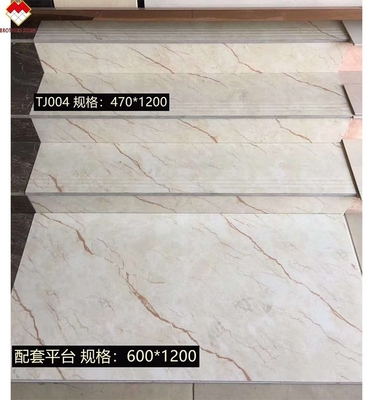 กระเบื้องพื้นเซรามิกเคลือบกระจก ราคาถูก กระเบื้องบันไดโปเซลินทั้งตัว 1200*470mm ในจีน