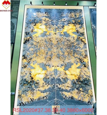 Alpinus Super Crystal White Quartzite สล็อบใหญ่ที่แปลกสําหรับการออกแบบวิลล่าที่ทันสมัย
