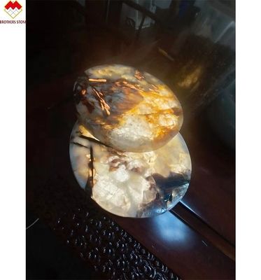 การออกแบบที่ทันสมัย โฟโตอิเล็กทริก โครงสร้างหินควอตซ์โปร่งใส สําหรับถ้วยชา