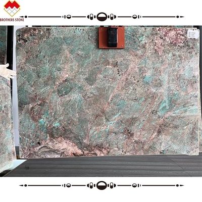 ภายใน Portomare Quartzite สีเขียว แอมะซอน สีเขียว แมบร์มาร์บอร์ส สีหลาย สีเขียว กัวเตมาลา