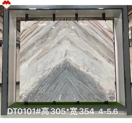 ตลาดตะวันออกกลาง การออกแบบที่ทันสมัย ลักชัวร์ สีน้ําเงิน Bell Palissandro Bluette แผ่นมาร์บอร์ม