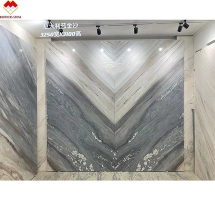 ตลาดตะวันออกกลาง การออกแบบที่ทันสมัย ลักชัวร์ สีน้ําเงิน Bell Palissandro Bluette แผ่นมาร์บอร์ม