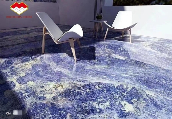 ธ อร์แอฟริกันแบบกระจกกระจก Sodalite ธ อร์สีน้ําเงิน Onyx ธ อร์ชนิดจาก Yunfu