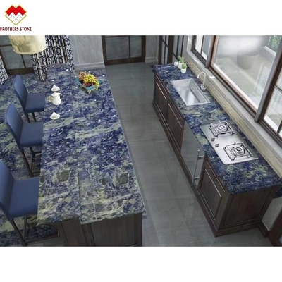 ธ อร์แอฟริกันแบบกระจกกระจก Sodalite ธ อร์สีน้ําเงิน Onyx ธ อร์ชนิดจาก Yunfu