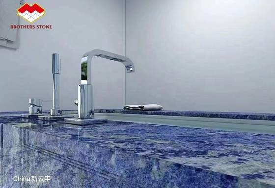 ธ อร์แอฟริกันแบบกระจกกระจก Sodalite ธ อร์สีน้ําเงิน Onyx ธ อร์ชนิดจาก Yunfu