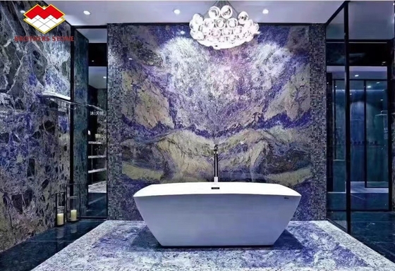 ธ อร์แอฟริกันแบบกระจกกระจก Sodalite ธ อร์สีน้ําเงิน Onyx ธ อร์ชนิดจาก Yunfu