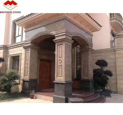 โคลิปเกอร์เนียทองหินแกรนิตตัดตามขนาด สําหรับบันไดและกรอบประตูในภายนอกที่ทันสมัย