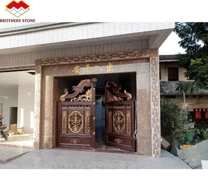 โคลิปเกอร์เนียทองหินแกรนิตตัดตามขนาด สําหรับบันไดและกรอบประตูในภายนอกที่ทันสมัย