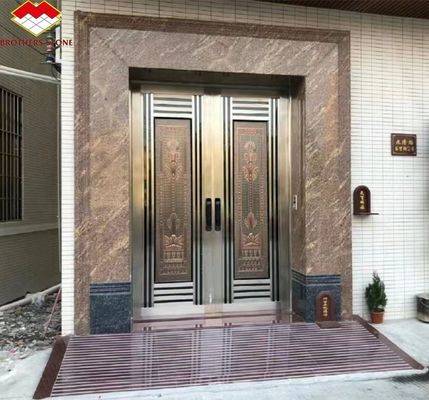 โคลิปเกอร์เนียทองหินแกรนิตตัดตามขนาด สําหรับบันไดและกรอบประตูในภายนอกที่ทันสมัย