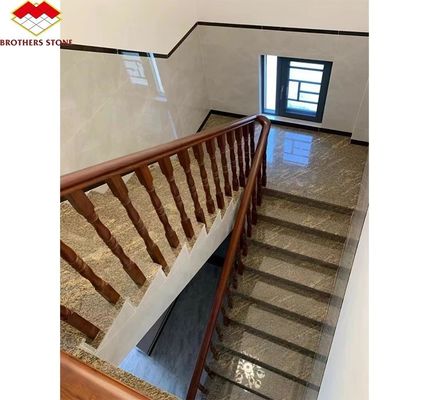 โคลิปเกอร์เนียทองหินแกรนิตตัดตามขนาด สําหรับบันไดและกรอบประตูในภายนอกที่ทันสมัย