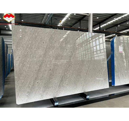 อิตาลี Kwong สีเทา มาร์บอร์โมเดิร์น Slab โรงแรม ห้องน้ํา แผ่นผนัง โปแลสตอล์ค