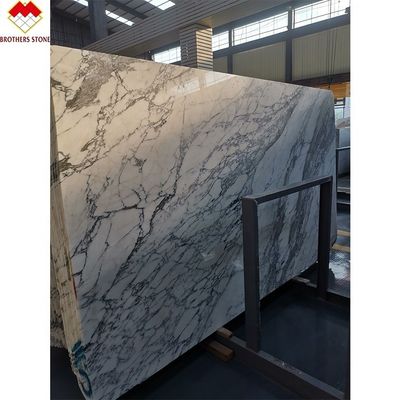 Statuario Venato มาร์บอร์ อิตาลี มาร์บอร์ขาว อาราเบสกะโต มาร์บอร์หินสําหรับ Vanity Top