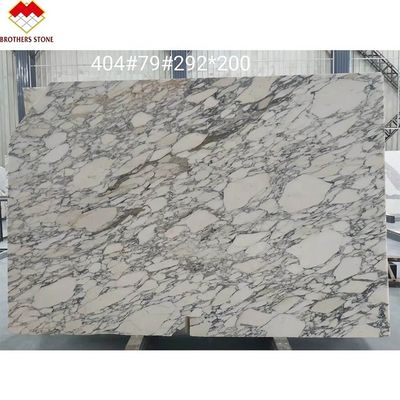 Statuario Venato มาร์บอร์ อิตาลี มาร์บอร์ขาว อาราเบสกะโต มาร์บอร์หินสําหรับ Vanity Top