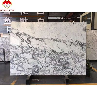 Statuario Venato มาร์บอร์ อิตาลี มาร์บอร์ขาว อาราเบสกะโต มาร์บอร์หินสําหรับ Vanity Top