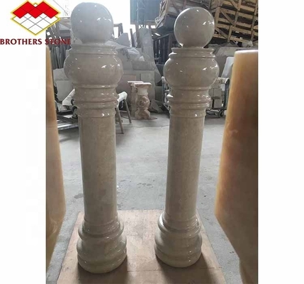 โมเดิร์น สีขาวหินธรรมชาติ สูงสี่เหลี่ยม สูงเคลือบสําหรับบ้าน