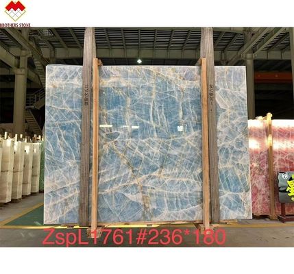 โมเดิร์น โฟลล์ วิวัฒนาการ กระเบื้องเพชรโอนิกซ์สีน้ําเงินเจดสีโปร่งสําหรับผนังและพื้น