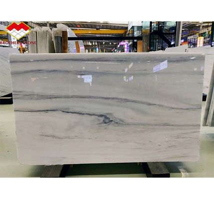 สไตล์การออกแบบโรงแรม โมเดิร์น White Marble TV Wall Board Panel สําหรับโครงการปรับปรุงบ้าน