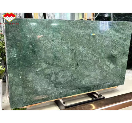 คัลไซต์ มาร์บอร์สีเขียวเข้ม สําหรับวิลล่าดีไซน์โมเดิร์น ห้องน้ํา ระบายน้ําและโต๊ะอาหาร