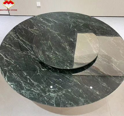 คัลไซต์ มาร์บอร์สีเขียวเข้ม สําหรับวิลล่าดีไซน์โมเดิร์น ห้องน้ํา ระบายน้ําและโต๊ะอาหาร