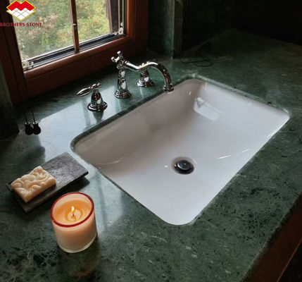 คัลไซต์ มาร์บอร์สีเขียวเข้ม สําหรับวิลล่าดีไซน์โมเดิร์น ห้องน้ํา ระบายน้ําและโต๊ะอาหาร