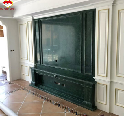 ชาวอินเดียสีเขียวเข้ม Onyx Stone Jade Green Marble Slab การเลือกตกแต่งบ้านที่น่าทึ่ง