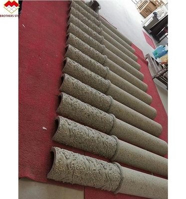 สไตล์อเมริกัน กรานิต มาร์บอร์ปกคลุมเสา ตัดเสากลมโคลนที่ Yunfu Sale
