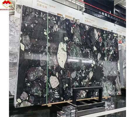 โดโลไมท์ มาร์บอร์ 3D Wall Stone Cladding สําหรับ Villa Table Countertop ในการออกแบบที่กําหนดเอง
