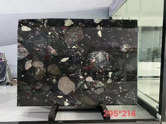 โดโลไมท์ มาร์บอร์ 3D Wall Stone Cladding สําหรับ Villa Table Countertop ในการออกแบบที่กําหนดเอง